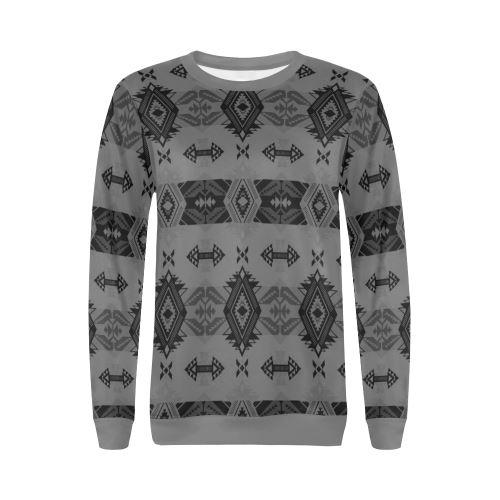 Sovereign Nation Gray Crewneck – Women's Sweatshirt by 49 Dzine