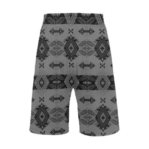 Sovereign Nation Gray Men's All Over Print Casual Shorts (Model L23) Men's Casual Shorts (L23) e-joyer 