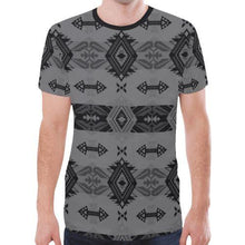 Load image into Gallery viewer, Sovereign Nation Gray New All Over Print T-shirt for Men (Model T45) New All Over Print T-shirt for Men (T45) e-joyer 
