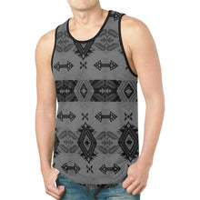 Load image into Gallery viewer, Sovereign Nation Gray New All Over Print Tank Top for Men (Model T46) New All Over Print Tank Top for Men (T46) e-joyer 
