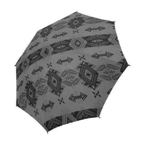 Sovereign Nation Gray Semi-Automatic Foldable Umbrella Semi-Automatic Foldable Umbrella e-joyer 