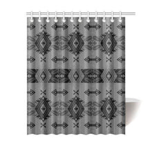 Load image into Gallery viewer, Sovereign Nation Gray Shower Curtain 60&quot;x72&quot; Shower Curtain 60&quot;x72&quot; e-joyer 
