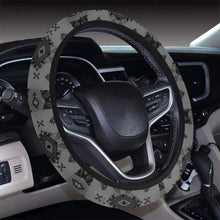 Load image into Gallery viewer, Sovereign Nation Gray Steering Wheel Cover with Elastic Edge Steering Wheel Cover with Elastic Edge e-joyer 
