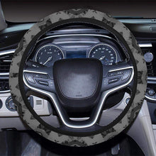 Load image into Gallery viewer, Sovereign Nation Gray Steering Wheel Cover with Elastic Edge Steering Wheel Cover with Elastic Edge e-joyer 
