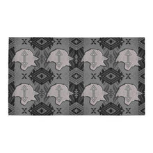 Load image into Gallery viewer, Sovereign Nation Gray with Wolf Bath Rug 16&#39;&#39;x 28&#39;&#39; Bath Rug 16&#39;&#39;x 28&#39;&#39; e-joyer 

