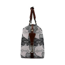 Load image into Gallery viewer, Sovereign Nation Gray with Wolf Classic Travel Bag (Model 1643) Remake Classic Travel Bags (1643) e-joyer 
