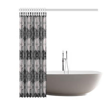 Load image into Gallery viewer, Sovereign Nation Gray with Wolf Shower Curtain 60&quot;x72&quot; Shower Curtain 60&quot;x72&quot; e-joyer 
