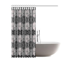 Load image into Gallery viewer, Sovereign Nation Gray with Wolf Shower Curtain 60&quot;x72&quot; Shower Curtain 60&quot;x72&quot; e-joyer 
