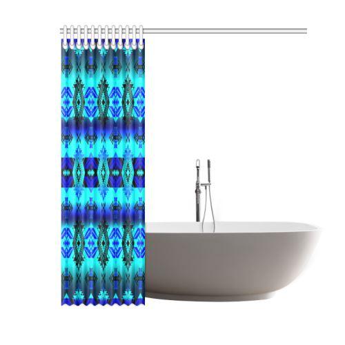 Sovereign Nation Midnight Shower Curtain 60"x72" Shower Curtain 60"x72" e-joyer 