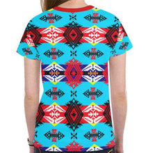 Load image into Gallery viewer, Sovereign Nation New All Over Print T-shirt for Women (Model T45) New All Over Print T-shirt for Women (T45) e-joyer 
