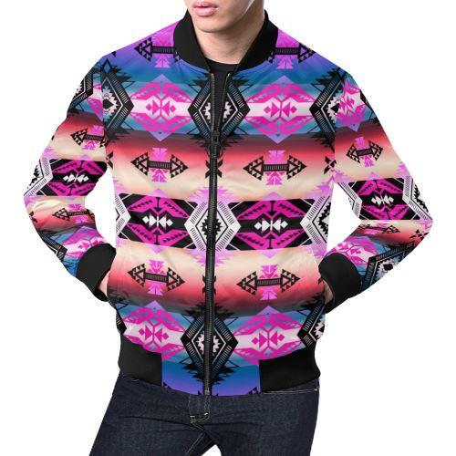 Sovereign Nation Skies All Over Print Bomber Jacket for Men/Large Size (Model H19) All Over Print Bomber Jacket for Men/Large (H19) e-joyer 