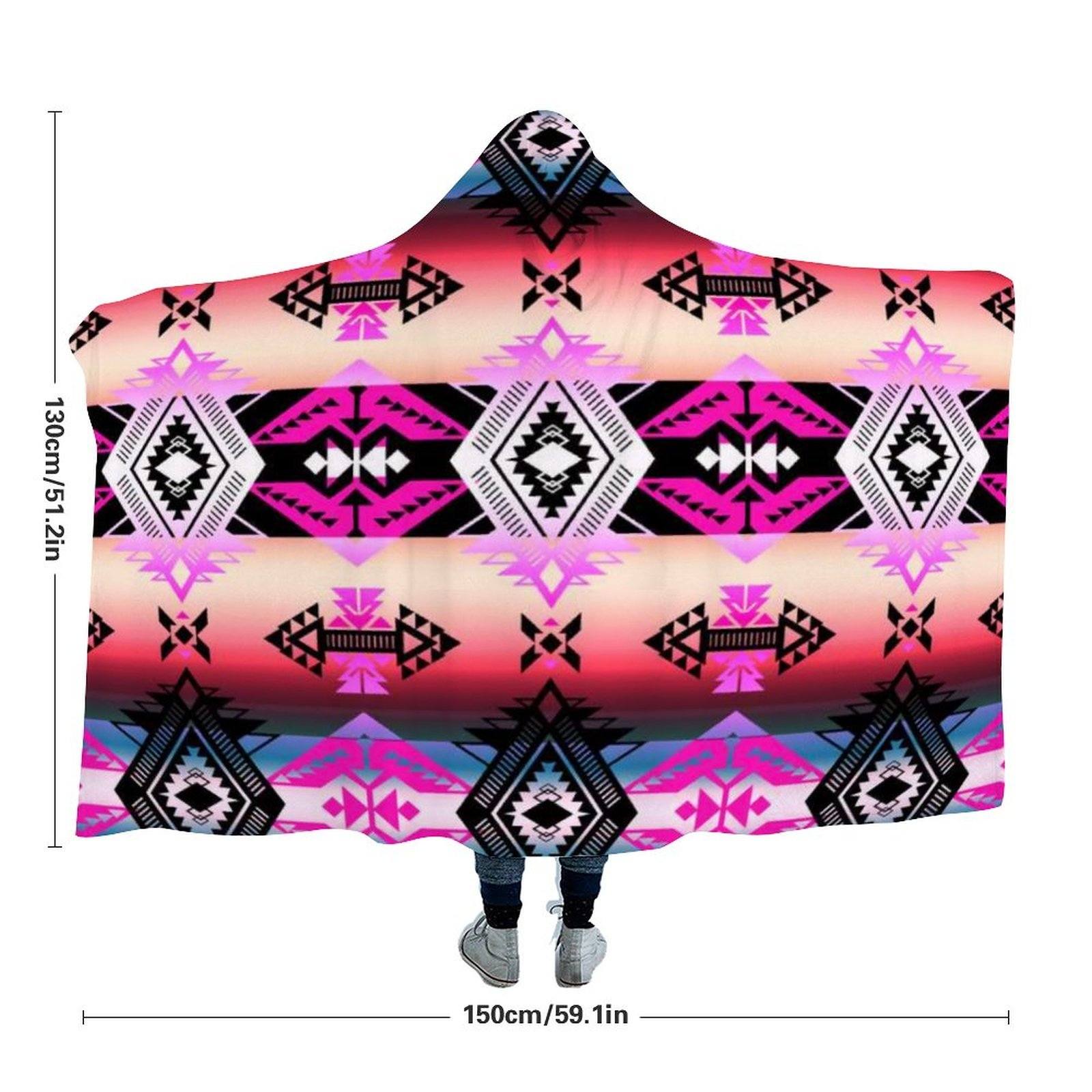 Sovereign Nation Skies Hooded Blanket 49 Dzine 