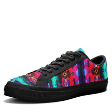 Load image into Gallery viewer, Sovereign Nation Sunrise Aapisi Low Top Canvas Shoes Black Sole 49 Dzine 
