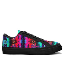 Load image into Gallery viewer, Sovereign Nation Sunrise Aapisi Low Top Canvas Shoes Black Sole 49 Dzine 
