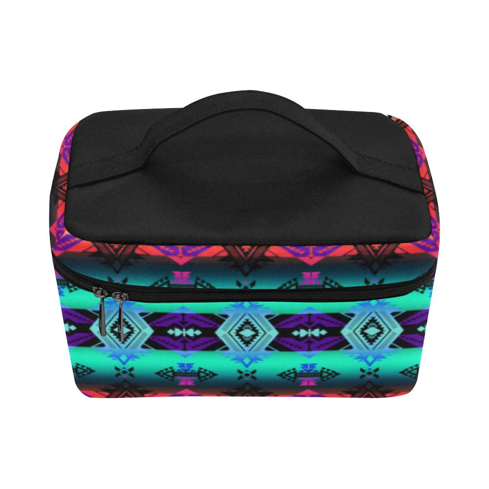 Sovereign Nation Sunrise Cosmetic Bag/Large (Model 1658) Cosmetic Bag e-joyer 