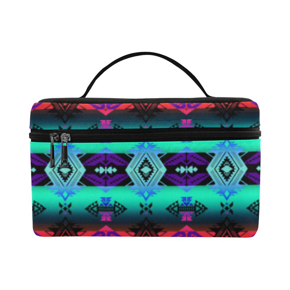 Sovereign Nation Sunrise Cosmetic Bag/Large (Model 1658) Cosmetic Bag e-joyer 