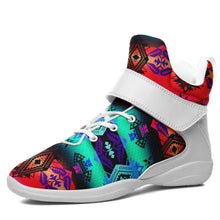 Load image into Gallery viewer, Sovereign Nation Sunrise Ipottaa Basketball / Sport High Top Shoes 49 Dzine US Women 4.5 / US Youth 3.5 / EUR 35 White Sole with White Strap 
