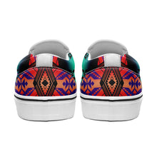 Load image into Gallery viewer, Sovereign Nation Sunrise Otoyimm Kid&#39;s Canvas Slip On Shoes 49 Dzine 
