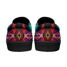 Load image into Gallery viewer, Sovereign Nation Sunrise Otoyimm Kid&#39;s Canvas Slip On Shoes 49 Dzine 
