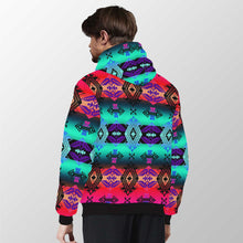 Load image into Gallery viewer, Sovereign Nation Sunrise Sherpa Hoodie 49 Dzine 
