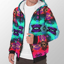 Load image into Gallery viewer, Sovereign Nation Sunrise Sherpa Hoodie 49 Dzine 
