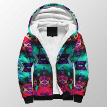 Load image into Gallery viewer, Sovereign Nation Sunrise Sherpa Hoodie 49 Dzine 
