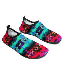 Load image into Gallery viewer, Sovereign Nation Sunrise Sockamoccs Kid&#39;s Slip On Shoes 49 Dzine 
