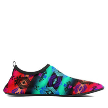 Load image into Gallery viewer, Sovereign Nation Sunrise Sockamoccs Kid&#39;s Slip On Shoes 49 Dzine 
