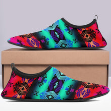 Load image into Gallery viewer, Sovereign Nation Sunrise Sockamoccs Kid&#39;s Slip On Shoes 49 Dzine 
