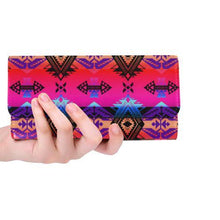 Load image into Gallery viewer, Sovereign Nation Sunrise Women&#39;s Trifold Wallet (Model 1675) Women&#39;s Trifold Wallet e-joyer 
