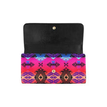 Load image into Gallery viewer, Sovereign Nation Sunrise Women&#39;s Trifold Wallet (Model 1675) Women&#39;s Trifold Wallet e-joyer 
