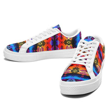 Load image into Gallery viewer, Sovereign Nation Sunset Aapisi Low Top Canvas Shoes White Sole 49 Dzine 
