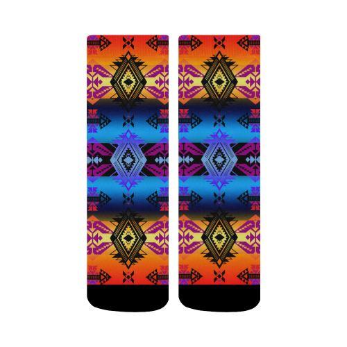 Sovereign Nation Sunset Crew Socks by 49 Dzine