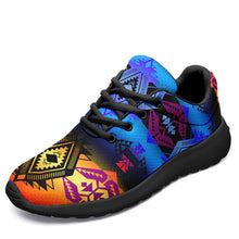 Load image into Gallery viewer, Sovereign Nation Sunset Ikkaayi Sport Sneakers 49 Dzine US Women 4.5 / US Youth 3.5 / EUR 35 Black Sole 
