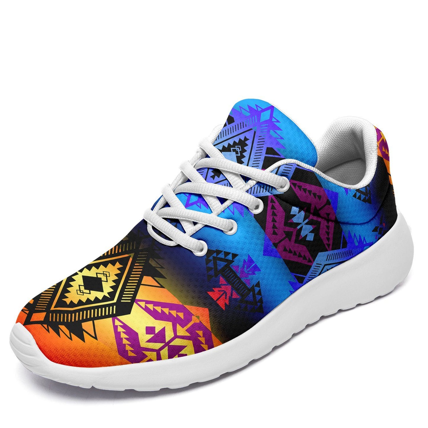 Sovereign Nation Sunset Ikkaayi Sport Sneakers 49 Dzine US Women 4.5 / US Youth 3.5 / EUR 35 White Sole 