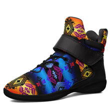 Load image into Gallery viewer, Sovereign Nation Sunset Ipottaa Basketball / Sport High Top Shoes 49 Dzine US Women 4.5 / US Youth 3.5 / EUR 35 Black Sole with Black Strap 
