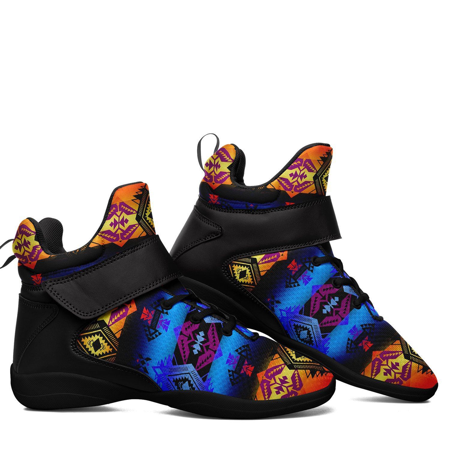 Sovereign Nation Sunset Ipottaa Basketball / Sport High Top Shoes - Black Sole 49 Dzine 