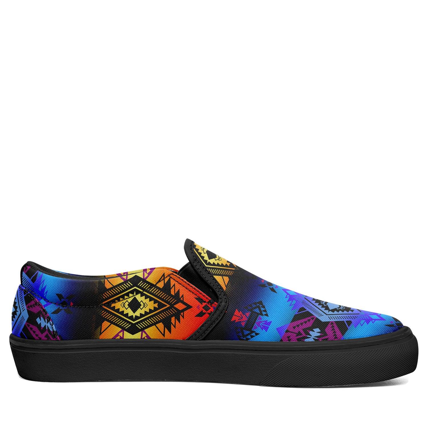 Sovereign Nation Sunset Otoyimm Canvas Slip On Shoes 49 Dzine 