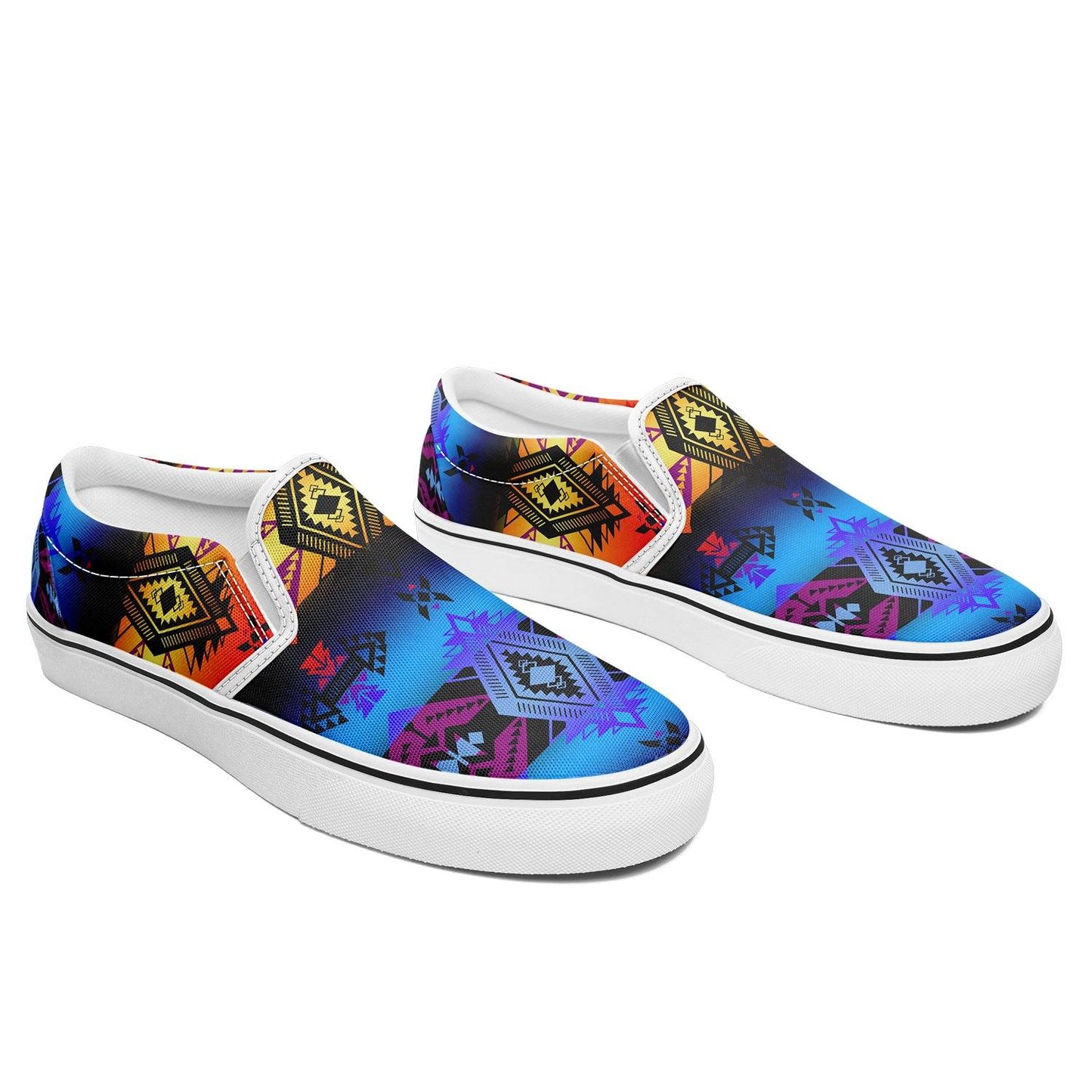 Sovereign Nation Sunset Otoyimm Canvas Slip On Shoes 49 Dzine 