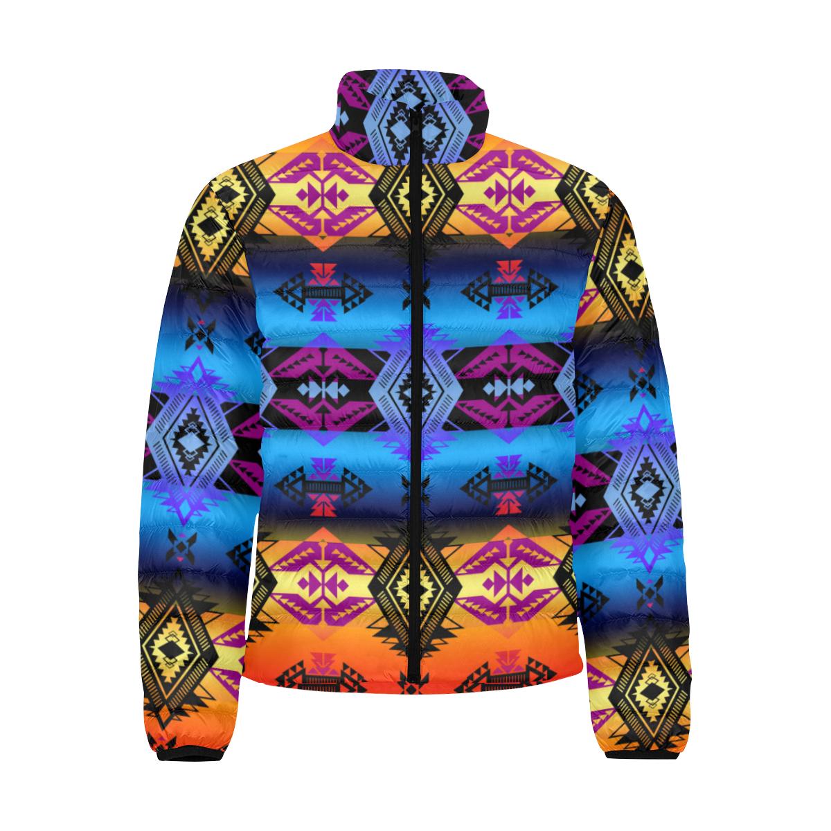 Sovereign Nation Sunset Padded Jacket by 49 Dzine