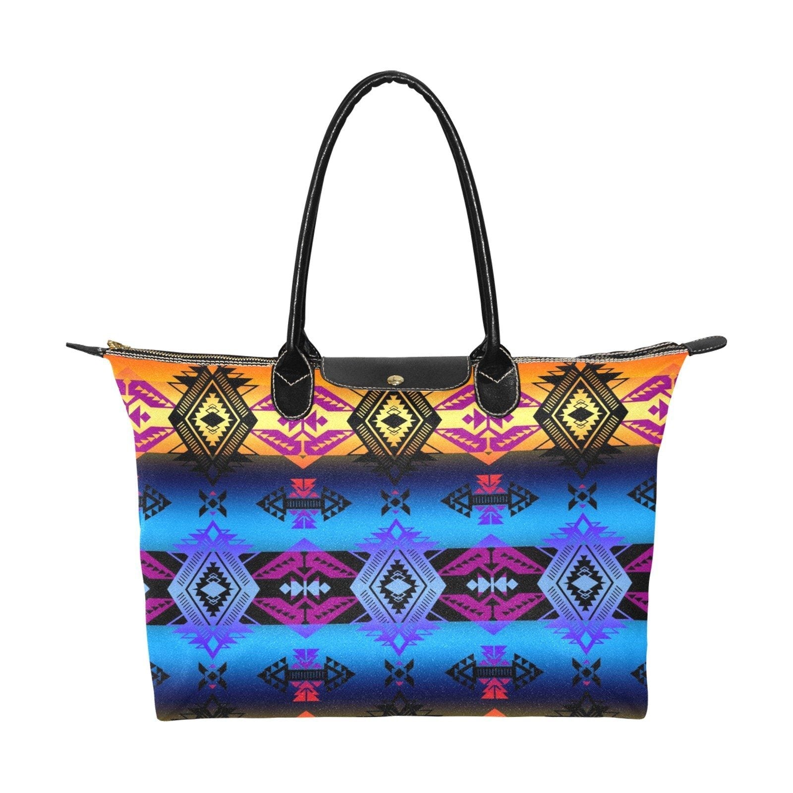 Sovereign Nation Sunset Single-Shoulder Lady Handbag (Model 1714) bag e-joyer 