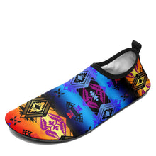 Load image into Gallery viewer, Sovereign Nation Sunset Sockamoccs Kid&#39;s Slip On Shoes 49 Dzine 
