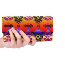 Load image into Gallery viewer, Sovereign Nation Sunset Women&#39;s Trifold Wallet (Model 1675) Women&#39;s Trifold Wallet e-joyer 
