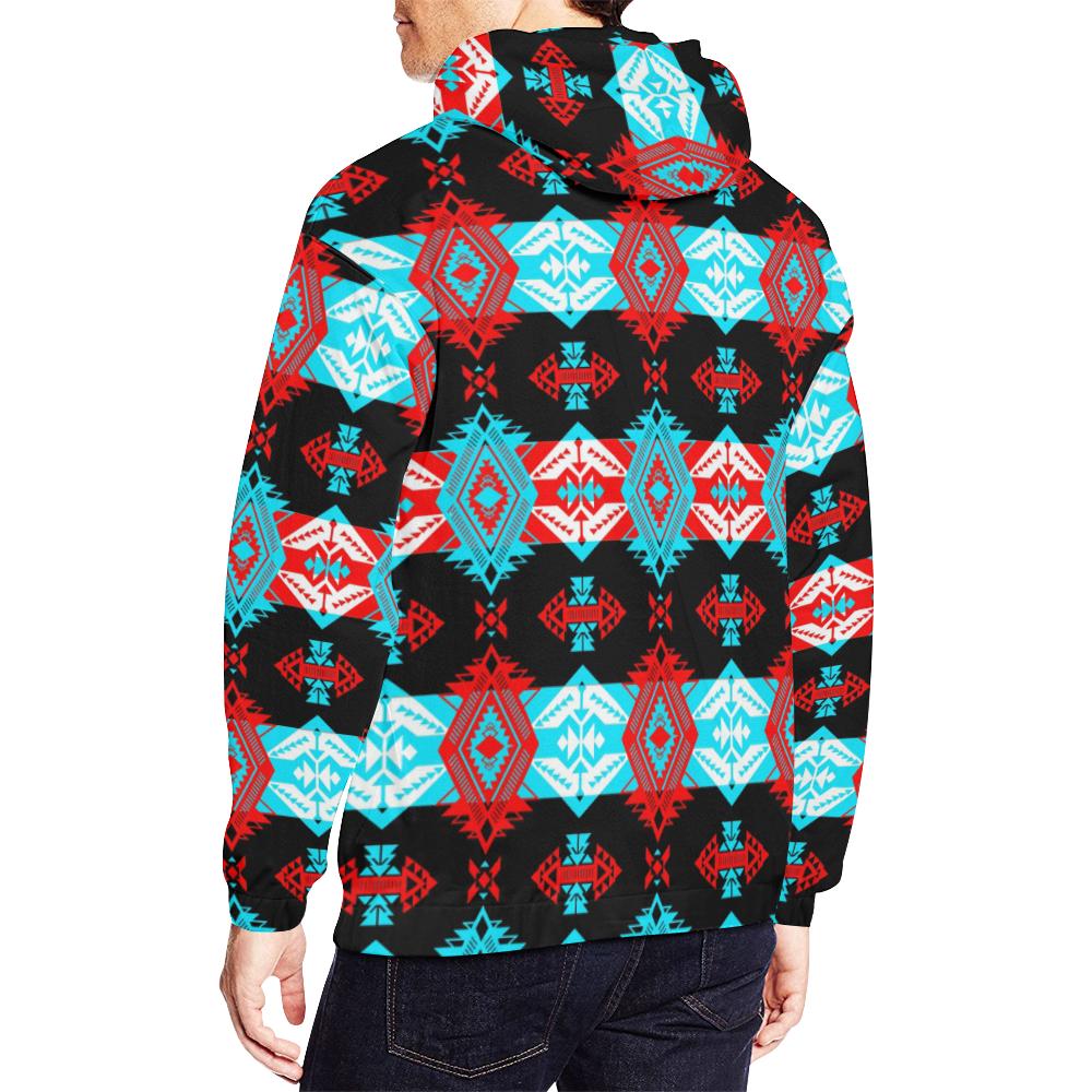 Sovereign Nation Trade Blanket v2 All Over Print Hoodie for Men (USA Size) (Model H13) All Over Print Hoodie for Men (H13) e-joyer 