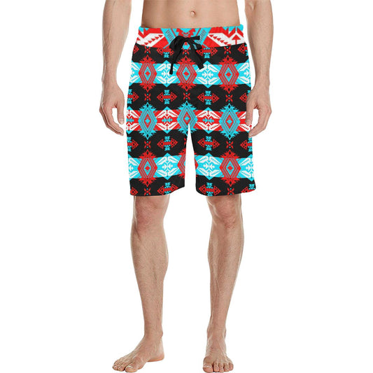 Sovereign Nation Trade Blanket v2 Men's All Over Print Casual Shorts (Model L23) Men's Casual Shorts (L23) e-joyer 