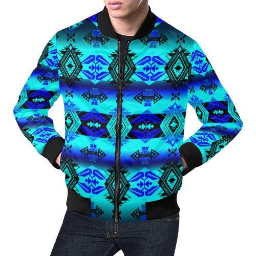 Soveriegn Nation Midnight All Over Print Bomber Jacket for Men/Large Size (Model H19) All Over Print Bomber Jacket for Men/Large (H19) e-joyer 