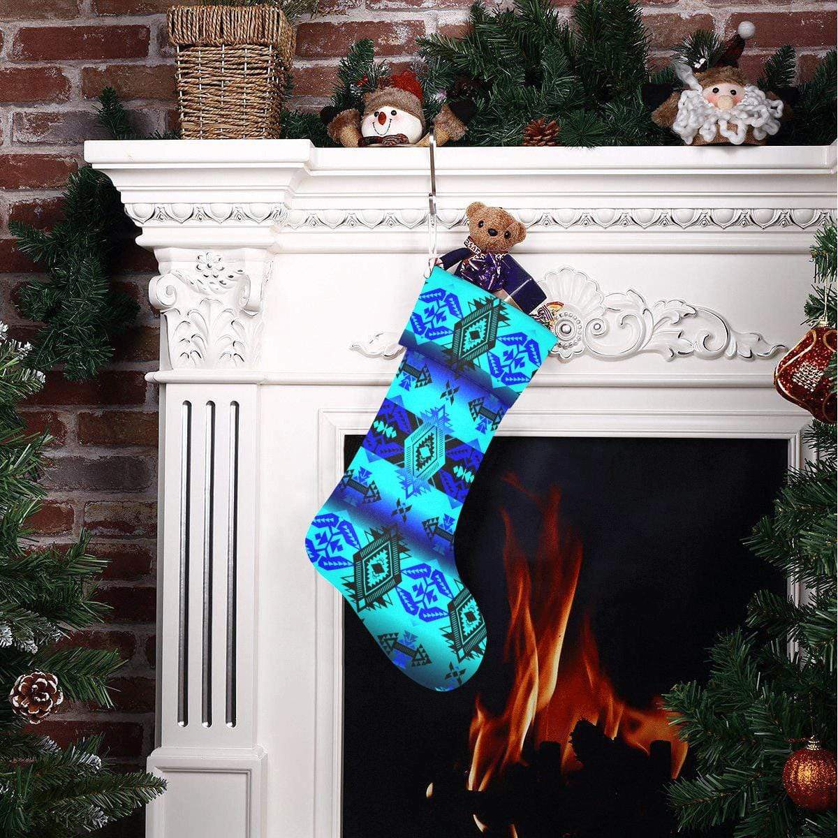 Soveriegn Nation Midnight Christmas Stocking Christmas Stocking e-joyer 