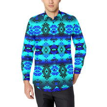 Load image into Gallery viewer, Soveriegn Nation Midnight Men&#39;s All Over Print Casual Dress Shirt (Model T61) Men&#39;s Dress Shirt (T61) e-joyer 
