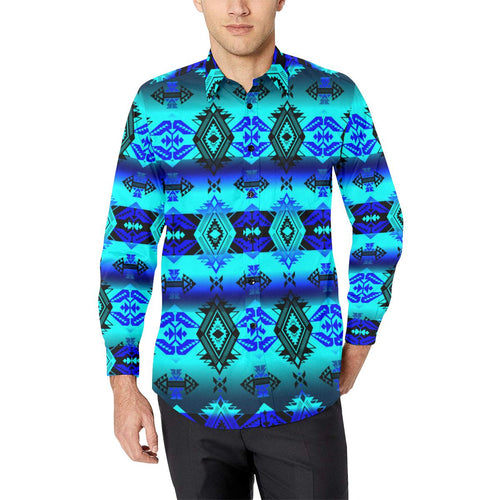 Soveriegn Nation Midnight Men's All Over Print Casual Dress Shirt (Model T61) Men's Dress Shirt (T61) e-joyer 