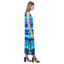 Load image into Gallery viewer, Soveriegn Nation Midnight Phaedra Sleeveless Open Fork Long Dress (Model D08) Phaedra Sleeveless Open Fork Long Dress (D08) e-joyer 
